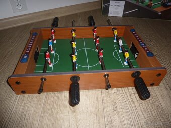 Stolní fotbálek 51 × 50 × 10 cm hnědý - 6