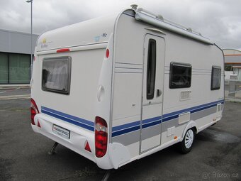 Prodám karavan Hobby 410 sfe,r.v.2007 + mover, markýza ,stan - 6