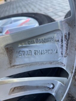 Alu kola 5x112 r17 Škoda originál - 6
