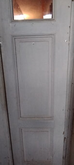 Historické dvoukřídlé dveře s prosklením - 6