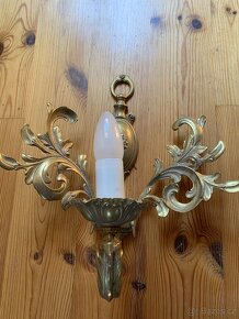 Historická mosazná svítidla - 6