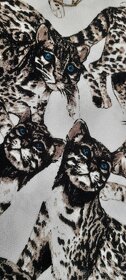 H&M elegantní šaty s divokými kočkami - 6