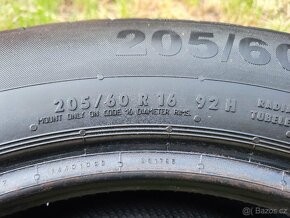 4x Letní pneu Continental EcoContact 5 - 205/60 R16 - 70% - 6