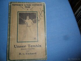tenis René Lacoste, R.v. Fichard, házená 7/11 hráčů,odbíjená - 6