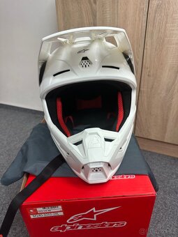 Helma Alpinestars SM5 white XXL - snížená cena - 6