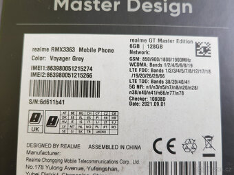 Realme GT Master Edition 5G 6/128 GB - 6