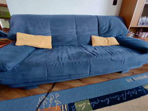 Sedací souprava modrá - 6