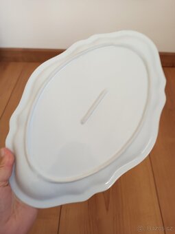 Porcelánový retro tác na cukroví - 6