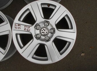 Alu disky originál Audi 17", 5x112, ET 33, šíře 7J - 6