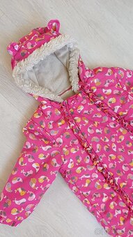 Krásná zimní kombinéza pro holčičku - 6