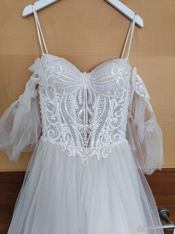 Elegantní svatební šaty - 6