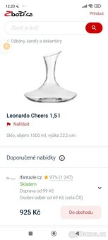 Kvalitní dekanter na víno zn. Leonardo - 6