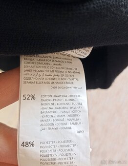 Pánská černá mikina - 6