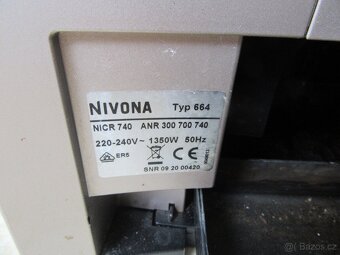 Nabízím kávovar Nivona. Nefunkční. Nejde zapnout. Nefunguje - 6