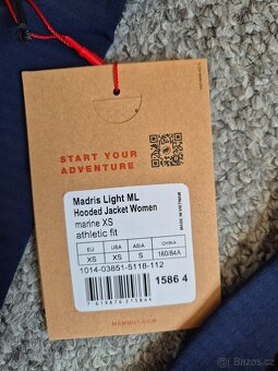 NOVÁ dámská bunda Mammut Madris Light ML Hooded Women Marine - 6