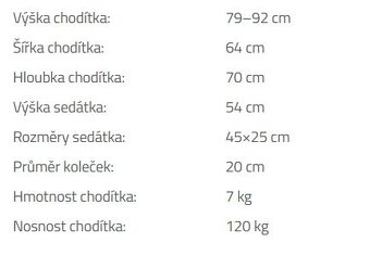 chodítko odlehčené - 6