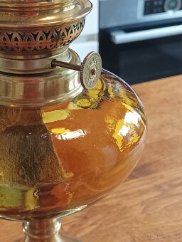 STAROŽITNÁ ART DECO PETROLEJKA A&P GAUDARD, 20.–30. LÉTA - 6