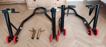 Zvedák,stojan na motorku sada přední+zadní/předání celá ČR - 6