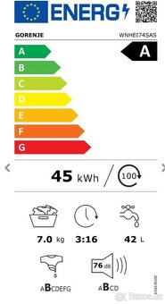 Pračka Gorenje Essential WNHEI74SAS - 6