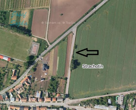 Prodej stavebního pozemku v obci Strachotín, 850m2 - 3494m2 - 6