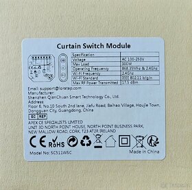 Prodám žaluziový wifi Tuya modul s RF ovladačem - 6