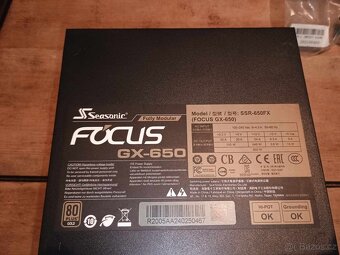 Seasonic Focus GX-650, 650 W, 80 Plus - 6