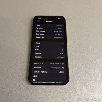 iPhone 13 Pro 128GB graphite, pěkný stav, 12 měsíců záruka - 6