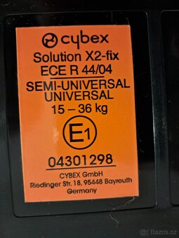 Autosedačka Cybex Solution X2-fix - 6