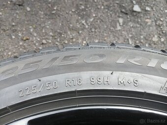 Prodám sadu ALU kol Alutec 225/50R18 zimní - 6
