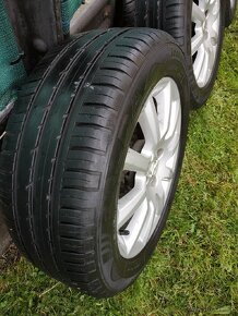 ALU kola Opel Astra Corsa 4x100 r16 Originál, pneu 205/55 - 6