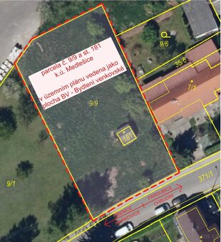 Prodej stavebního pozemku 1516 m² -  Medlešice, Chrudim - 6