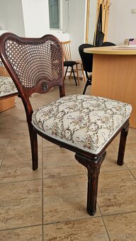 Starožitné čalouněné židle - 6