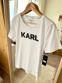 KARL LAGERFELD BÍLÉ TRIČKO 2 - 6