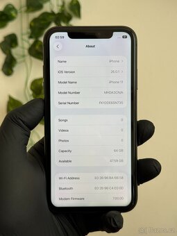 iPhone 11 64GB - 94% baterie, DPH - 6