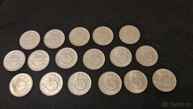 7. Sada 5Kčs - Pětikoruna - 17Ks - Žádná stejná - 6
