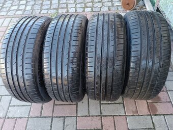 MERCEDES -7,5JX16 ET41, ORIGINÁLNÍ ALU KOLA S PNEU 215/55/16 - 6
