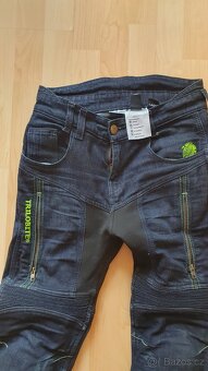 Jeans kalhoty džíny na motorku dámské - 6