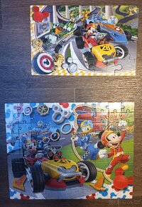 4x puzzle Mickey and Roadster racers - 6