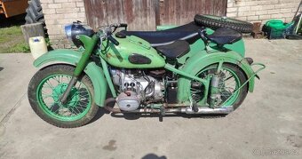 Dněpr,Ural M62 se sidecar - 6