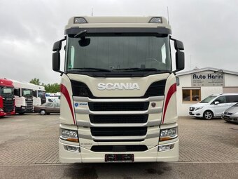 Scania R500 / 2stranný sklápěč / jeřáb Fassi 215 - 6