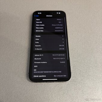 iPhone 14 Pro Max 256GB deep purple, pěkný stav, rok záruka - 6