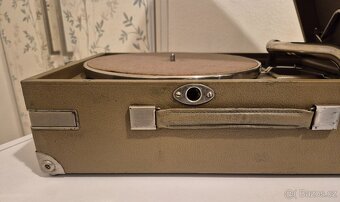 Gramofon His Master's Voice 101 raritní šedá verze - 6