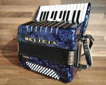 Akordeon (harmonika, heligonka) Delicia Junior, jak NOVÝ - 6