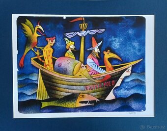 Adolf Born .Serigrafie Originální dílo. - 6