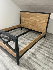 Masivní dubová postel - 6
