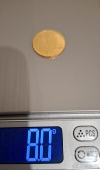 Zlatá mince 250fr - 6