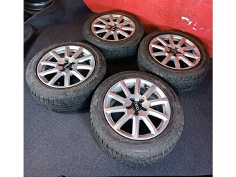 ALU disky AUDI 5x112 R16 se zimními pneu 205/55 R16 - 6