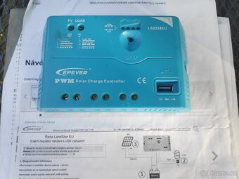 Fotovoltaické panely, střídač 5kW a PWM - 6