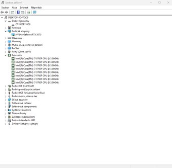Herní PC - Intel Core i7 9700F, RTX 3070, 32 GB RAM - 6