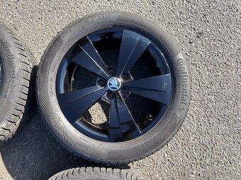 Alu orig sada Škoda Triton 5x112 6,5J ET41 215/55 R17 - 6